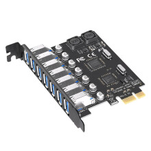USB 3.0 PCIe Expansion Card 7-Port 5Gbps