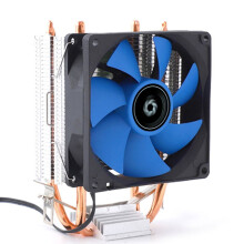Jixopn CPU cooler with 2 heat pipes for Intel LGA 775/1155