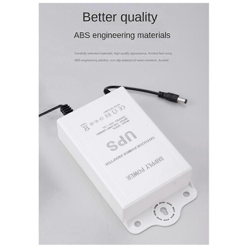 12V-2A Uninterruptible Power Supply compatible with WiFi Modem Router Security Camera Mini UPS Battery Backup Pr 1