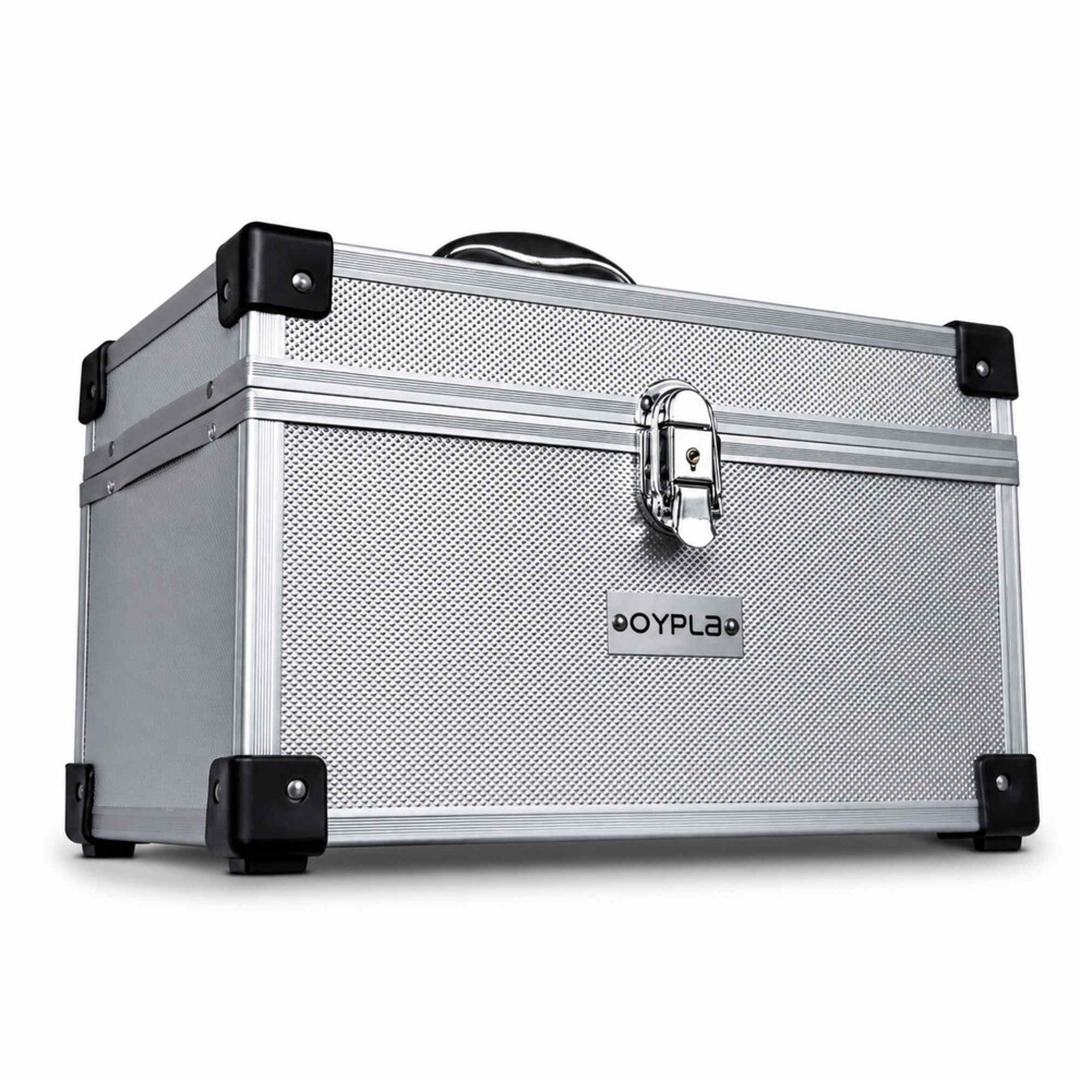 Oypla 300 Disc Aluminium Cd Dvd Game Storage Flight Case Dj Carry Box