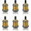 6 Pack E27 Vintage Light Bulb Solid Ceramic Socket Lamp Holder Retro Edison Screw Light Bulb Adapter Socket, Antique Brass 1
