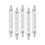5 Pack R7s 118mm 300w 230v,r7s Halogen Linear Bulb, Dimmable Halogen Lamp compatible with Construction Wo 1