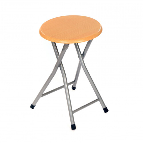 Oypla Oypla Wooden Folding Breakfast Kitchen Bar Stool Seat