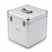 Oypla 100 x 12" LP Vinyl Record Box Hard DJ Flight Case Aluminium