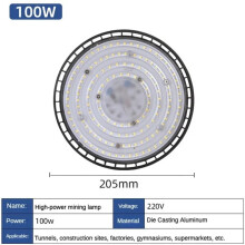 (Warm White 4000K) Super Bright UFO LED High Bay Lights Waterproof Commercial Industrial Market Warehouse Garage Workshop Garage Lamps