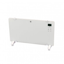 Oypla 2000W White Glass Free Standing/Wall Mounted Electric Panel Heater