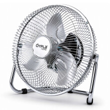 Oypla 9" Inch Chrome 3 Speed Floor Standing Gym Fan Hydroponic