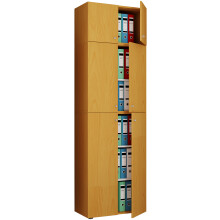 (Chipboard, Brown) Office cupboard file cabinet Lona 5-compartment A