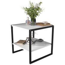 (Home Assembly Required, Coffee Tables) Design Sofatic coffee table Insasi M White