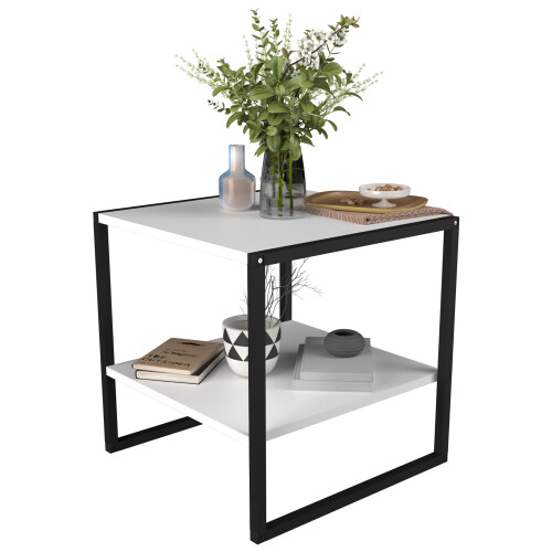 (Home Assembly Required, Coffee Tables) Design Sofatic coffee table Insasi M White