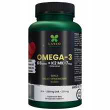 Lanco Omega-3 + D3+K2 60 kapsułek