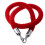 1.5m Velvet Rope Crowd Control Stanchion Post Queue Line Barrier 2