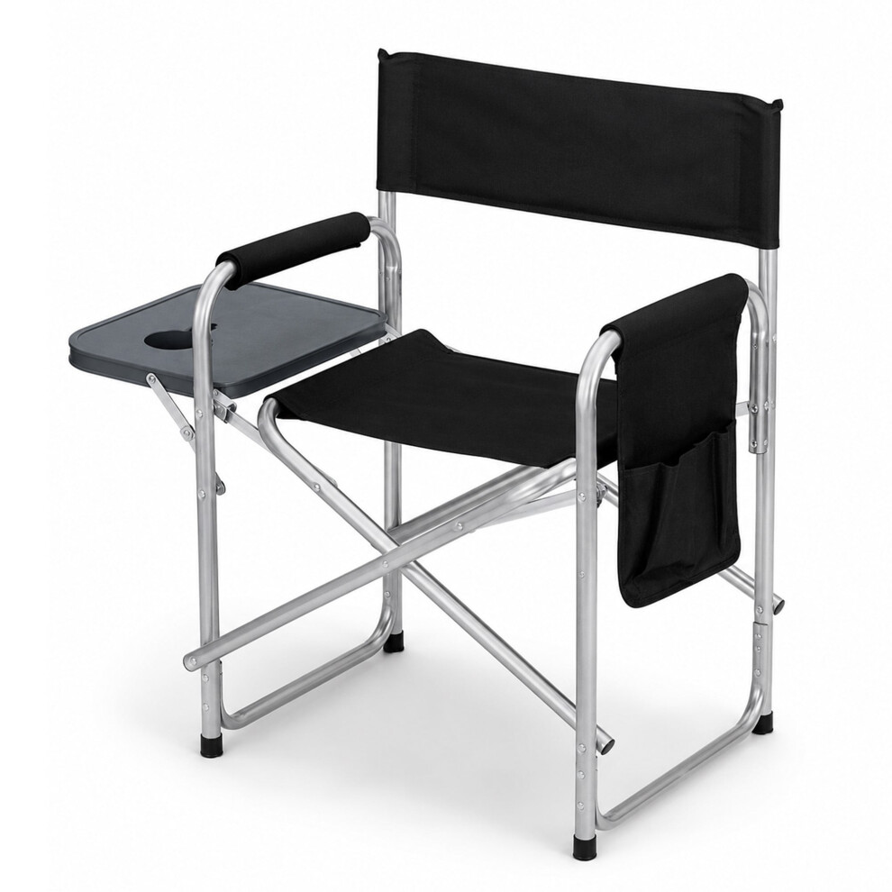 Oypla Folding Lightweight Outdoor Portable Directors Camping Chair