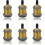 6 Pack E27 Vintage Light Bulb Solid Ceramic Socket Lamp Holder Retro Edison Screw Light Bulb Adapter Socket, Antique Brass 2