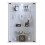(Matt, Wood) Wall display cabinet Eckvitrine Vecko White 1