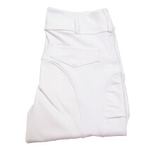Oypla Coco Equestrian White Ladies Horse Riding Jodhpurs Leggings - XXS
