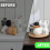 Bamboo Lazy Susan Turntable Organizer for Kitchen Spices 30-35cm 6
