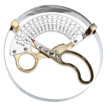Stainless Steel Hat Ruler Scissor Type Ring Compass Adult Hat Size Measuring