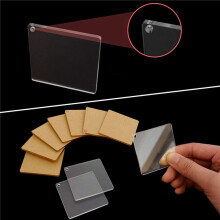 240 Pcs Square Acrylic Keychain Blanks Tassels Set Including Acrylic Blanks Silver