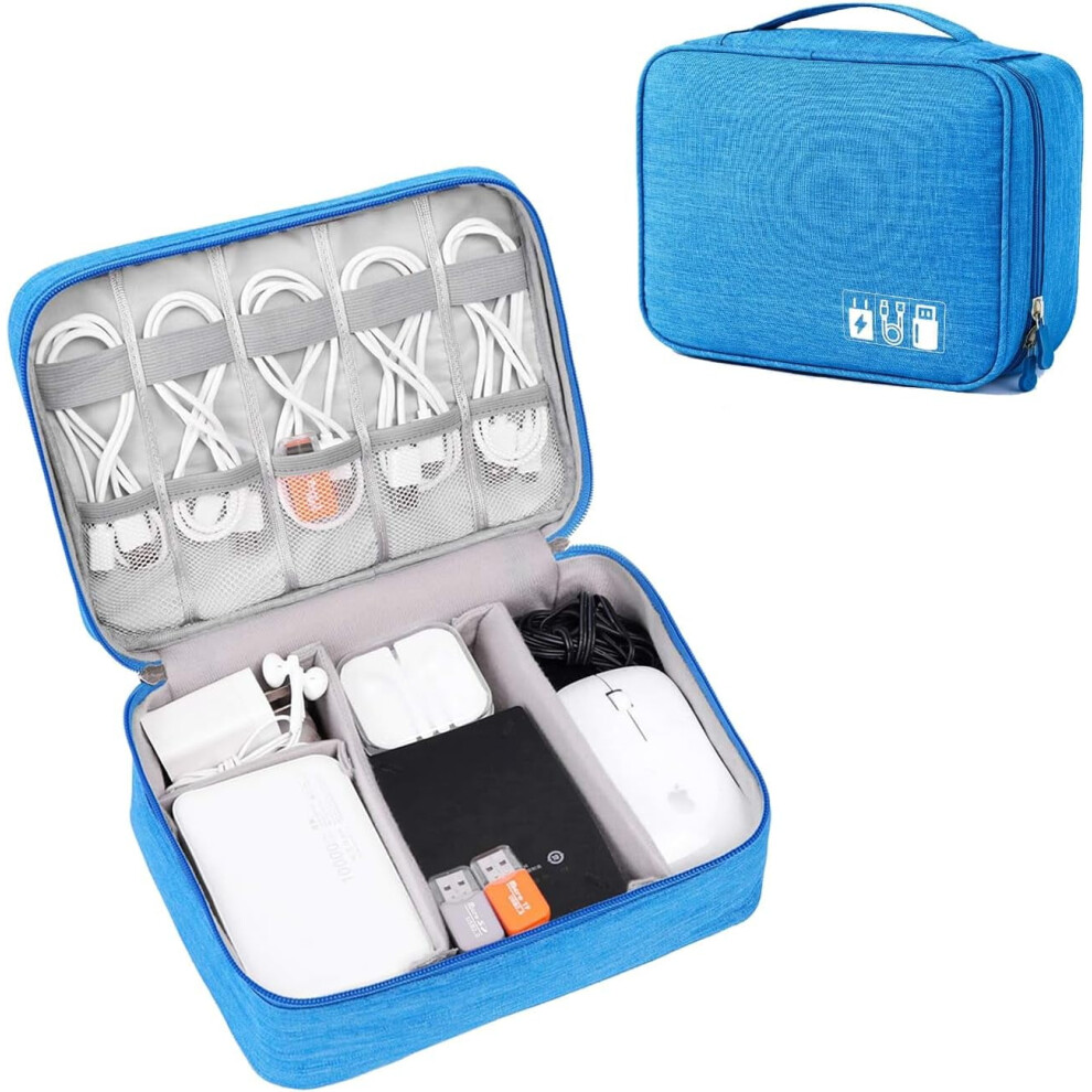 Electronics Organizer Bag Portable Cable Storage Case 9336866867565