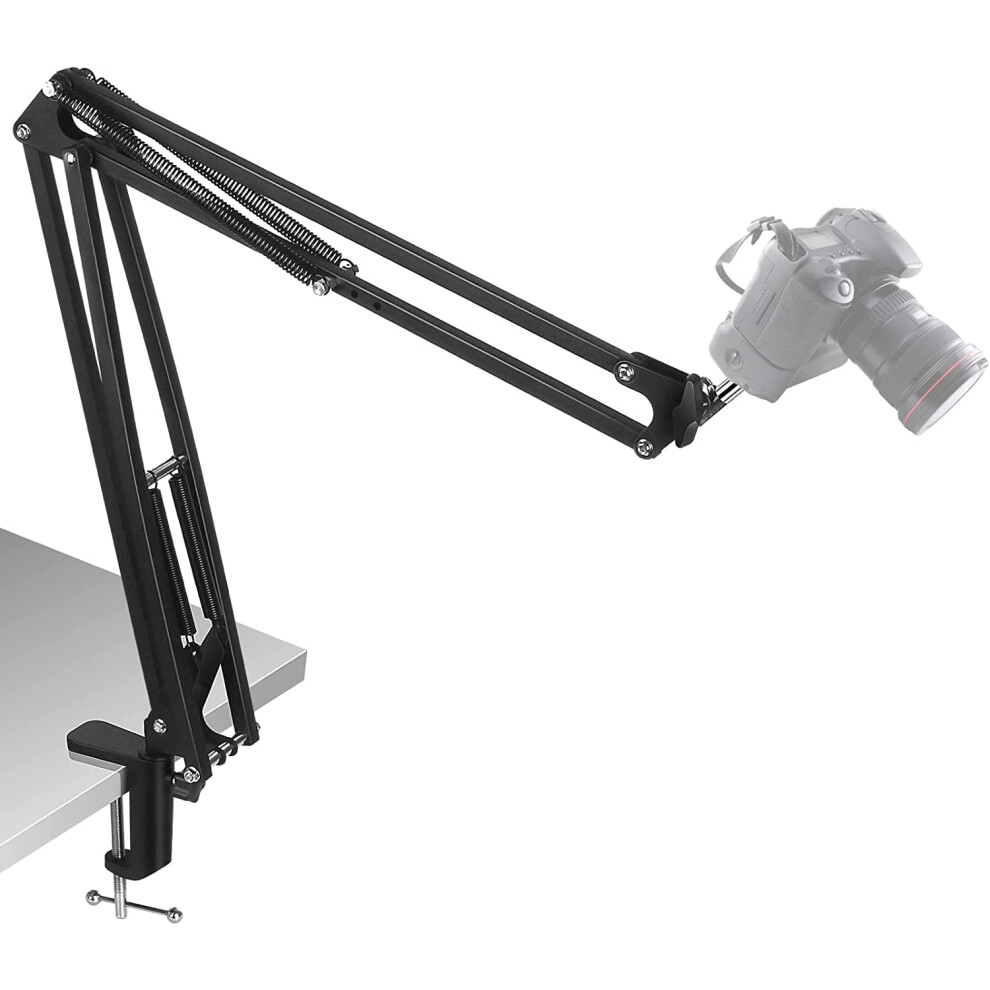 Dslr And Gopro Tripod Mount Stand With Articulating Boom 9336866876741