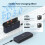 DJI Osmo Action4/3 Schnellladebox 3-Port USB-C Hub mit 2