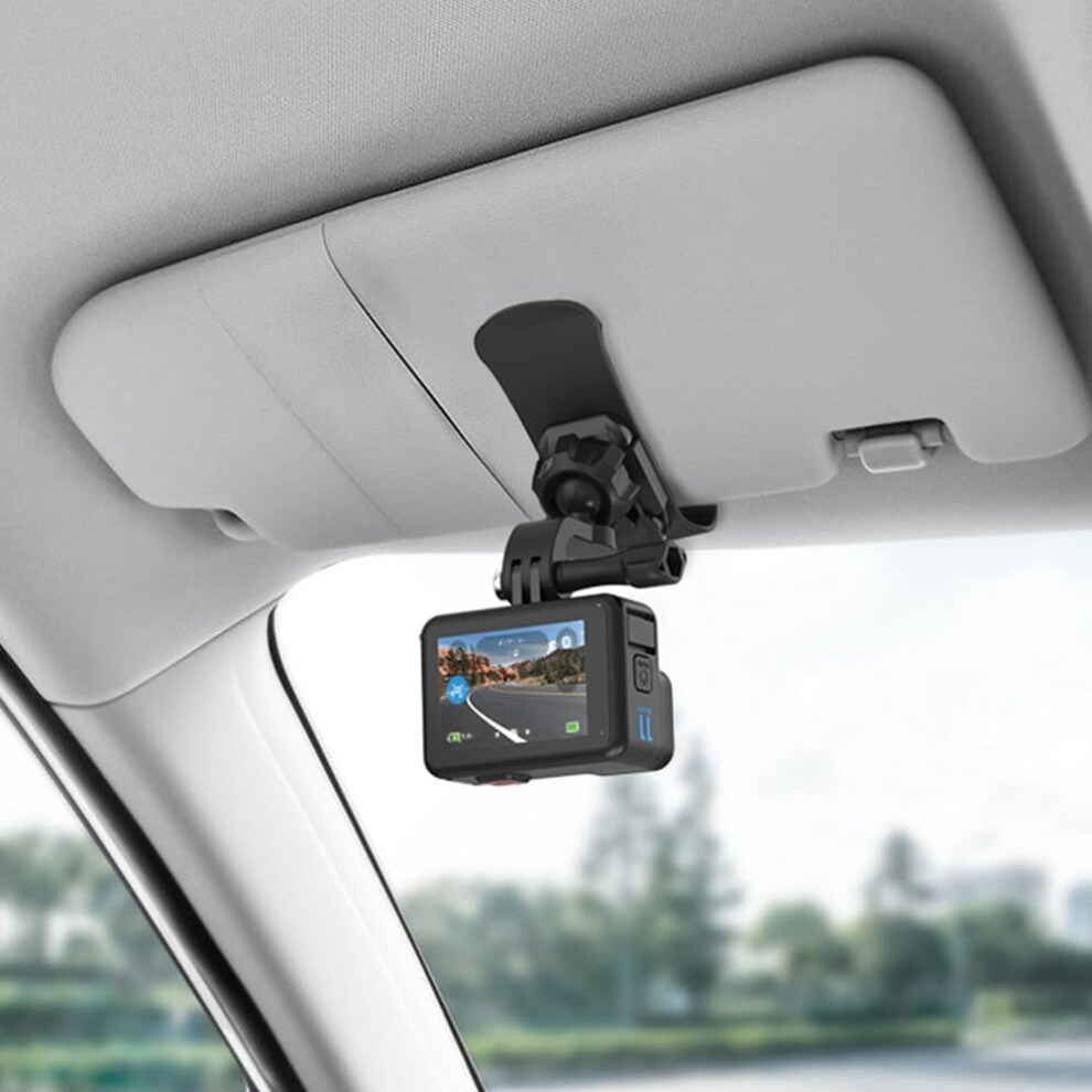 Car Sun Visor Mount With Ball Joint For Gopro Hero 12Â9 9336866880069