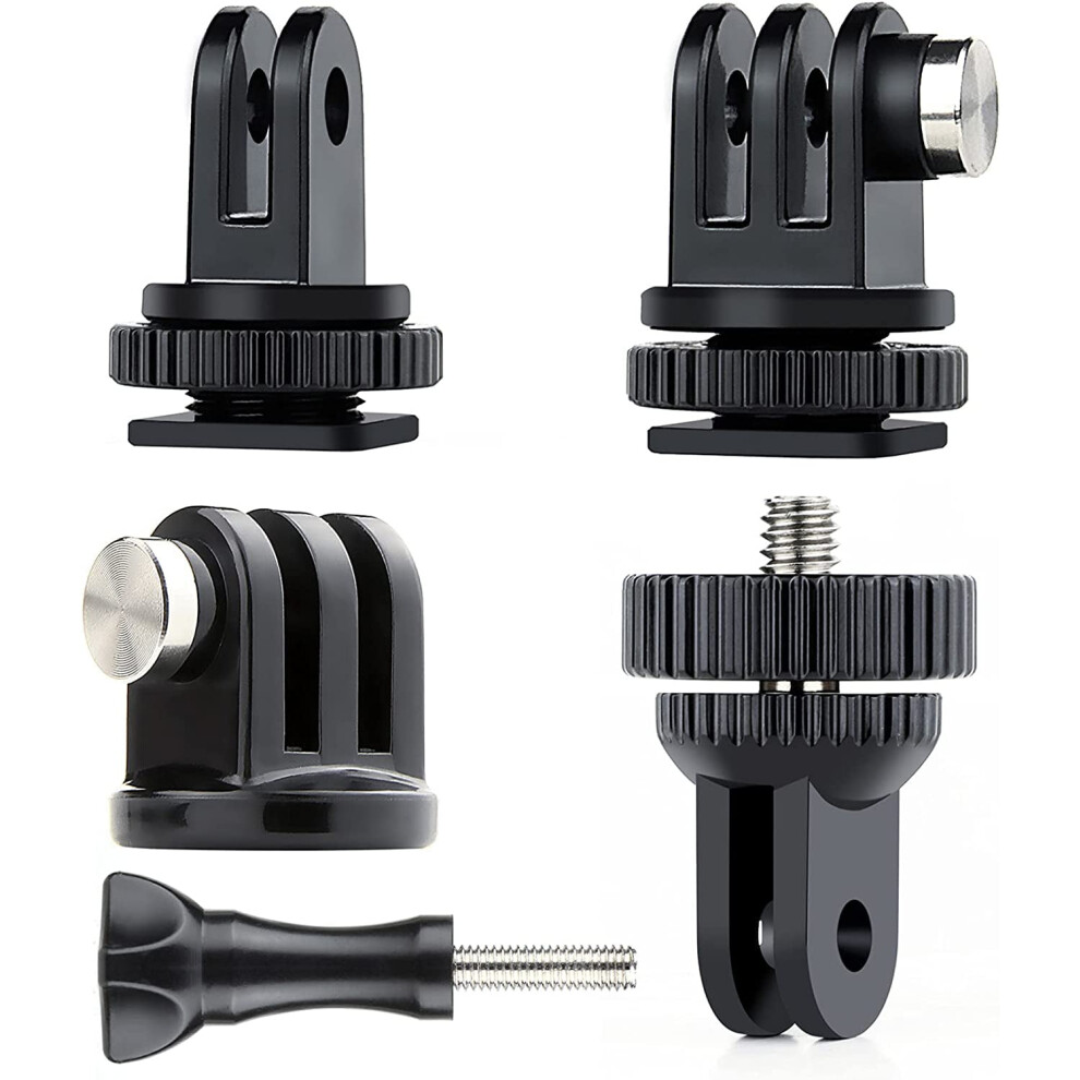 Tripod Mount Adapter 1/4-20 Screw Cold Shoe Gopro Compatible 9336866879742