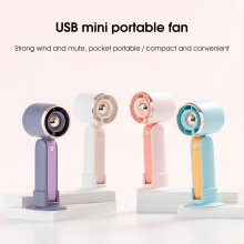 Hesroicy Mini USB Ventilátor Alacsony Zajszintű, 3 Sebességfokozatú Kézi Zsebventilátor