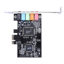 PCI Express x1 audio sound card with CMI8738 chipset
