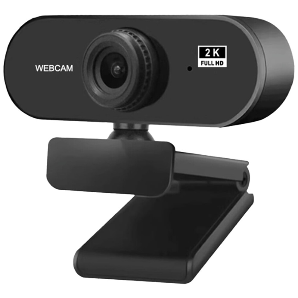 Usb Hd 1080P/2K Webcam With Microphone And Autofocus Black 917087649513