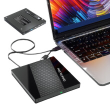 USB 3.0 Type-C CD/DVD RW Drive with Card Reader Hub 7-in-1