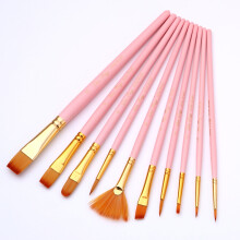 Hesroicy Paint Brushes Set, Nylon Bristle, 10pcs Round Tip