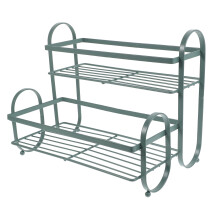 Spice Rack Wrought Iron Tiered Organizer 3-Tier