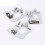 Symaskintrykkfotadapter for lavt skaft 3PC 6