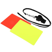 Soccer Referee Card Set with Whistle and Wallet