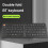 Jixopn Bluetooth keyboard ultra-slim rechargeable 3