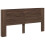 VidaXL vidaXL Storage Headboard with LED Brown Oak Engineered Wood 5