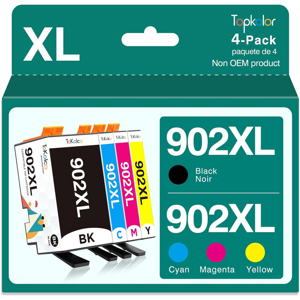 Hp 902XL Ink Cartridges Replacement Combo Pack 917087655378