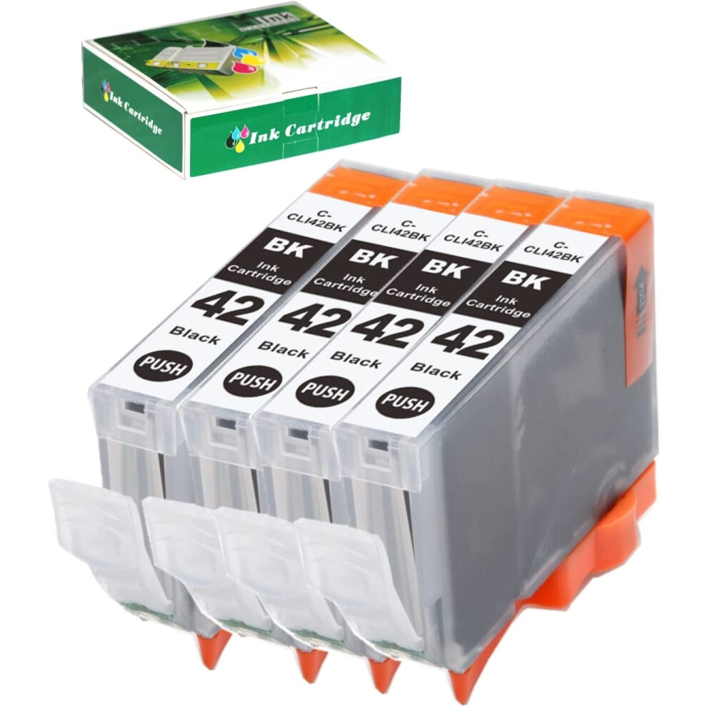 Cli42 Ink Cartridges Compatible With Canon Pixma Black 917087656559