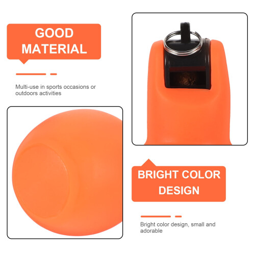 Outdoor Safety Whistle PVC 2 Pcs 1