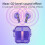 Ασύρματα ακουστικά Zeceouar Bluetooth5.3, μισής τοποθέτησης στο αυτί, ελαφριά, IPX4, premium ήχος, 6