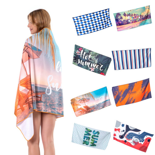 Microfiber beach towel soft quick-drying sun protection