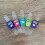 LED Finger Ring Counter Compact Adjustable Sky Blue 7