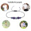 Beaded bracelet elastic adjustable stone jewelry 8