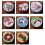 Christmas cookie tin round metal gift box 1 piece 6