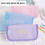 Canvas Pencil Case Durable Large Capacity 1 Pack 1