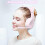 Pink gaming headset with mic, 3D surround sound 4