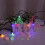 Xerdsx LED sne pompom lanterne lyskæde 10 m 80 lys 7
