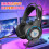 Wired Gaming Headset with LED Light and Mic 2